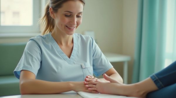 Optimiser la santé des pieds grâce à une infirmière spécialisée